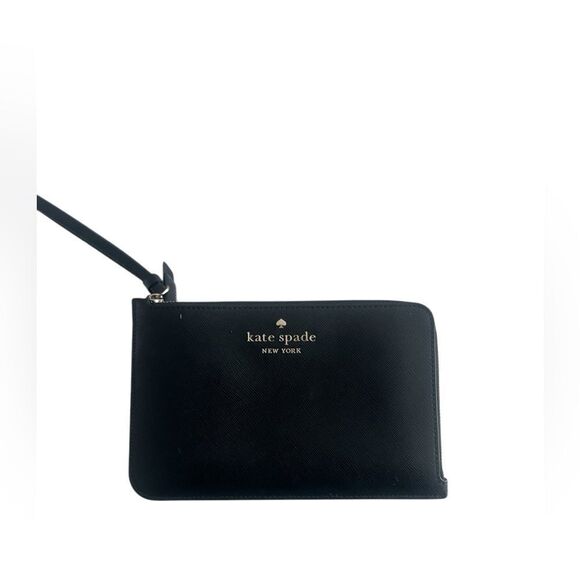 NWOT Kate Spade Brixton Baker Black Wristlet - Picture 1 of 5